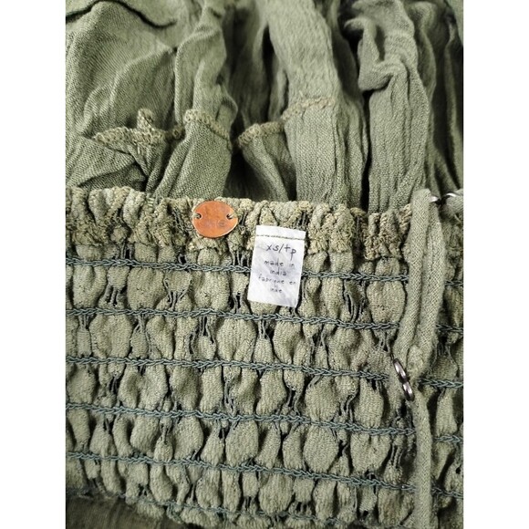 Intimately Free People Adella Cami Blouse Top Crochet Lace Flowy Green XS 282030 - Picture 11 of 11